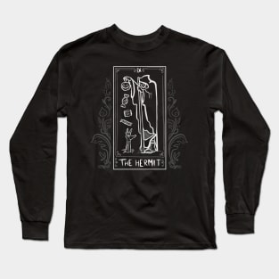 Dark Witchy Tarot "Halloween Hermit" Long Sleeve T-Shirt